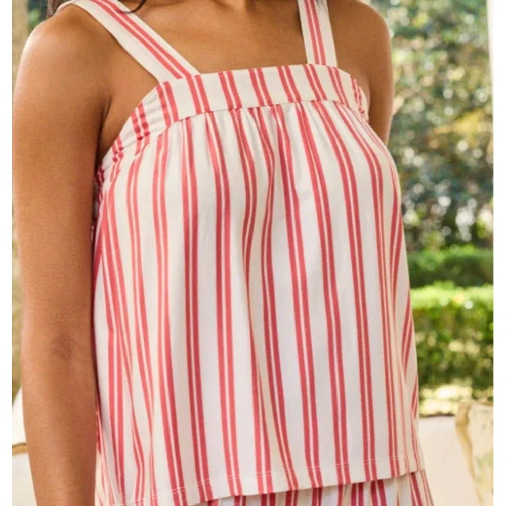 Lake Pajama Top M Dream Modal Daydream Terrace Regalia Stripe Luxury‎ Cottage